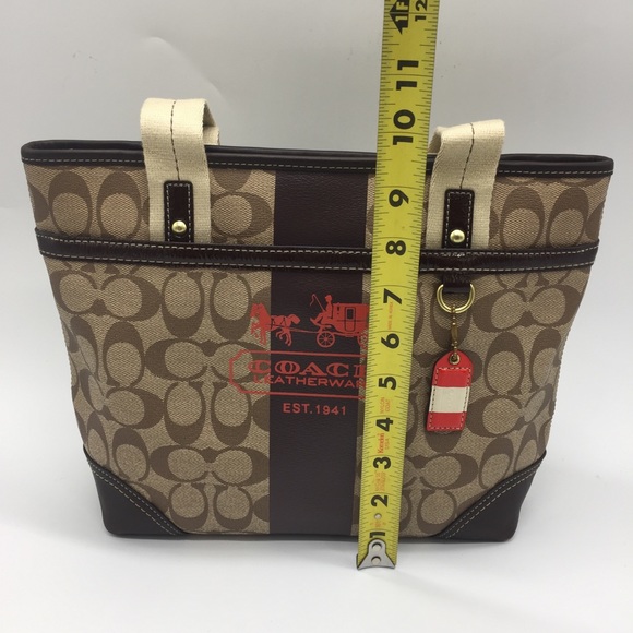 NWT Coach Canvas Tote Bag - Picture 10 of 12